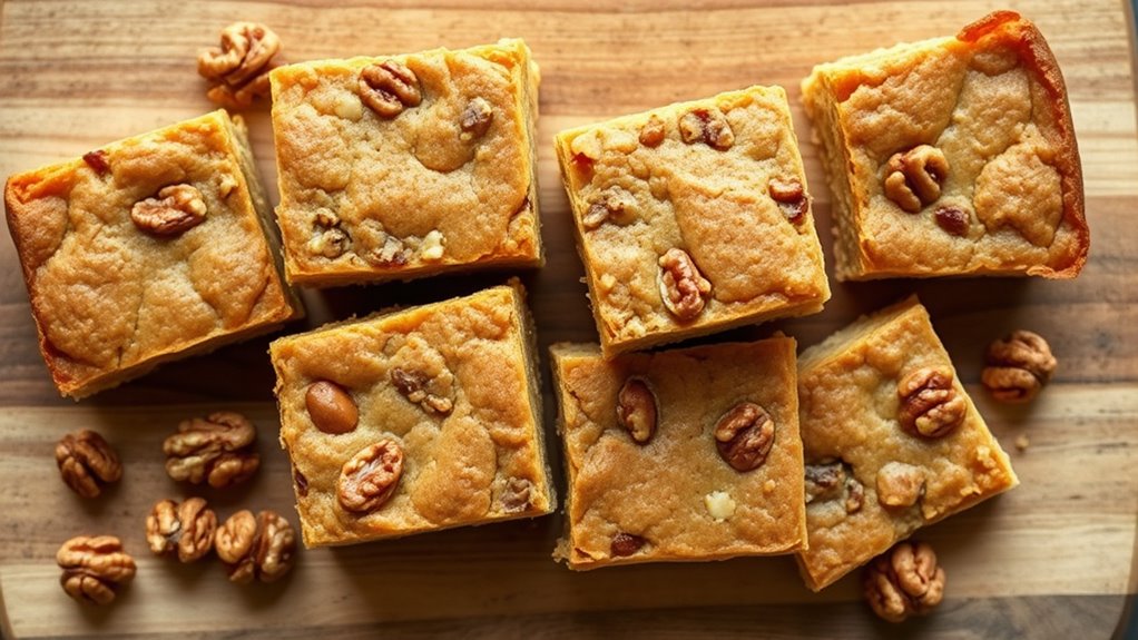 nutty banana infused baked treats