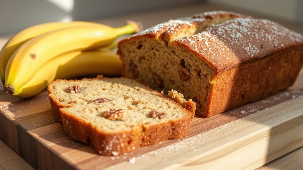 nutty sweet baked bread