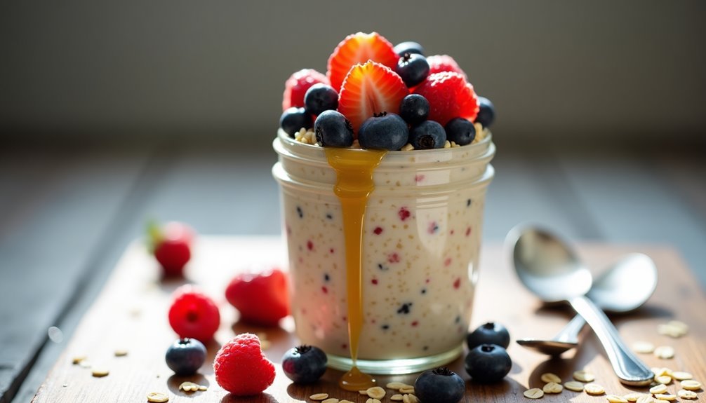 overnight oats fresh berry delight