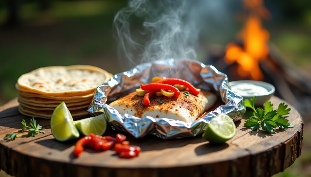 portable quick cooking flavorful seafood tacos