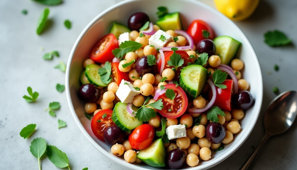 protein rich mediterranean vegetable medley