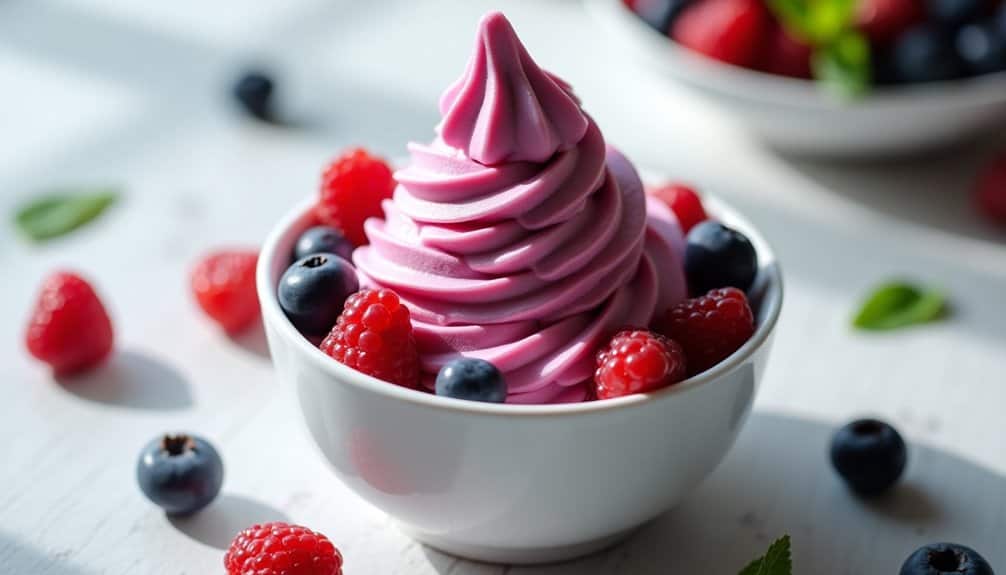 quick berry frozen yogurt