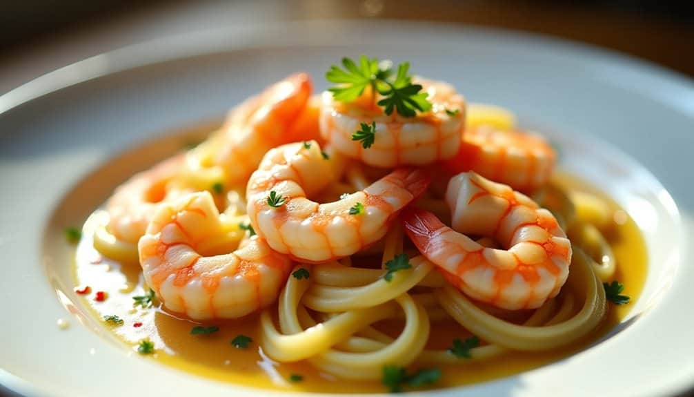 quick buttery garlic shrimp
