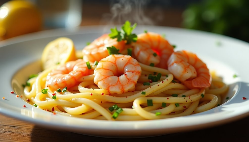 quick buttery garlicky shrimp