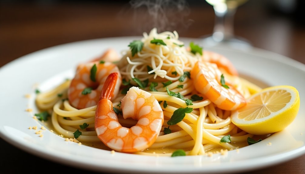 quick buttery shrimp scampi