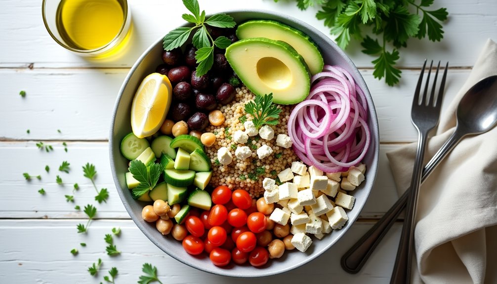 quick mediterranean quinoa meal