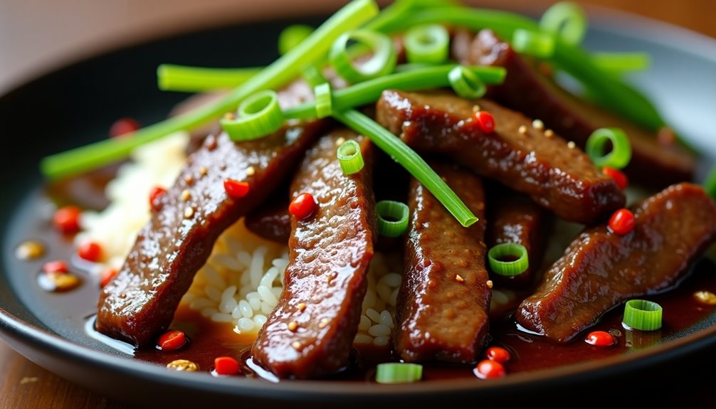 quick savory mongolian beef