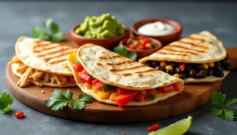 quick simple quesadilla options