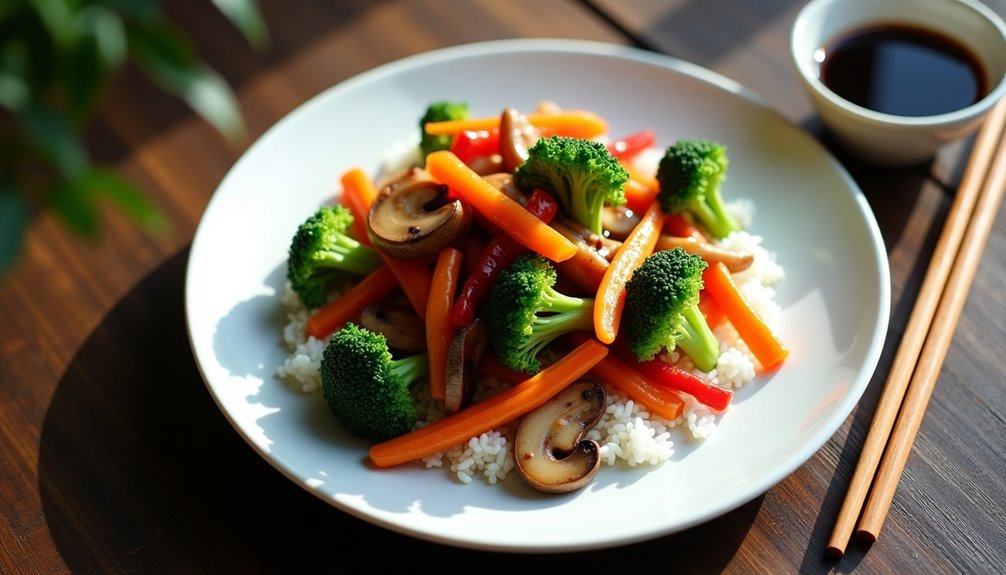 quick vegetable stir fry dish