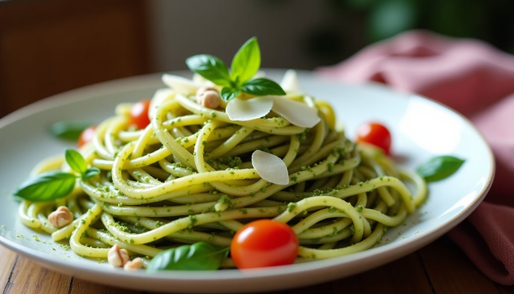 quickly prepared individual pasta dish