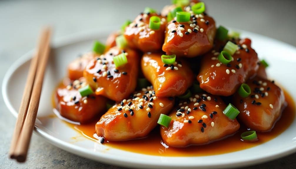 rapid chicken sesame preparation