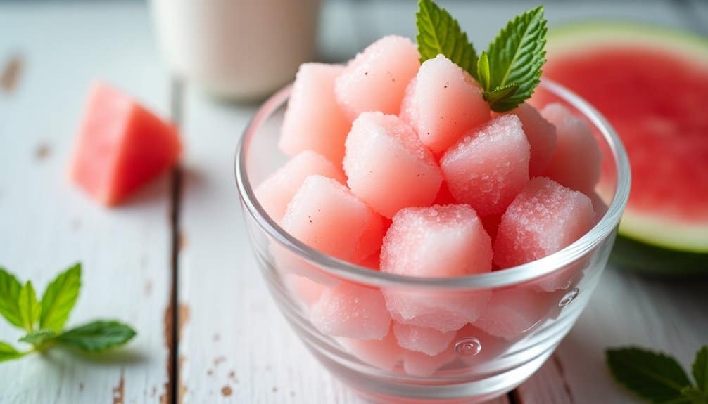 refreshing icy fruit cocktail