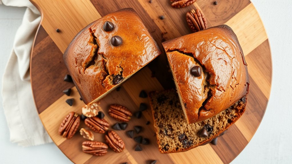 reimagined traditional banana bread