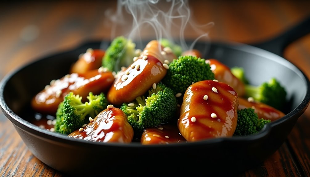 savory chicken verdant broccoli