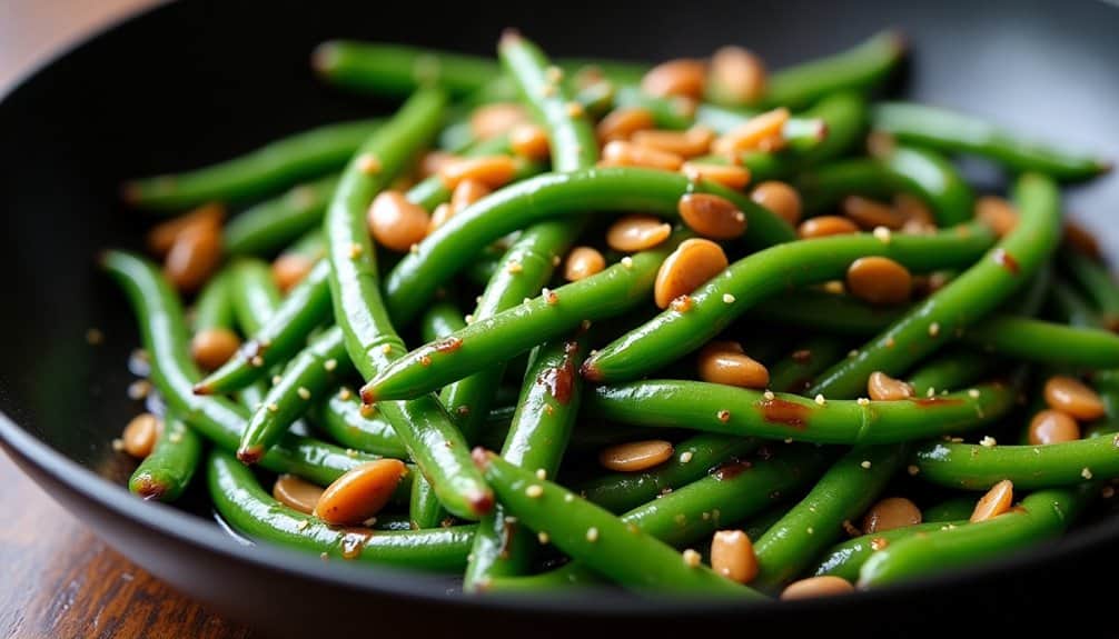savory chinese green bean dish