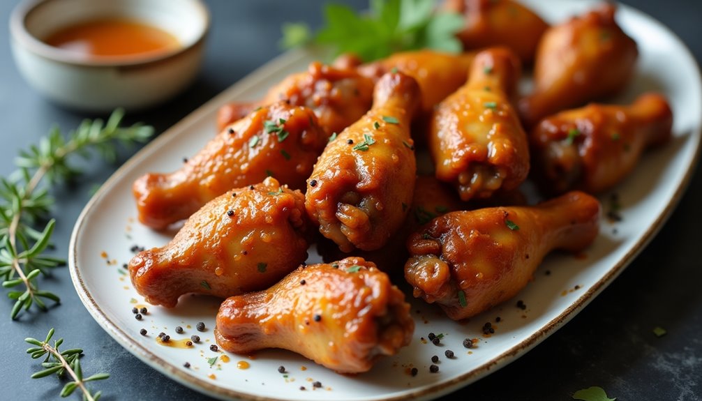 savory crispy tangy appetizing