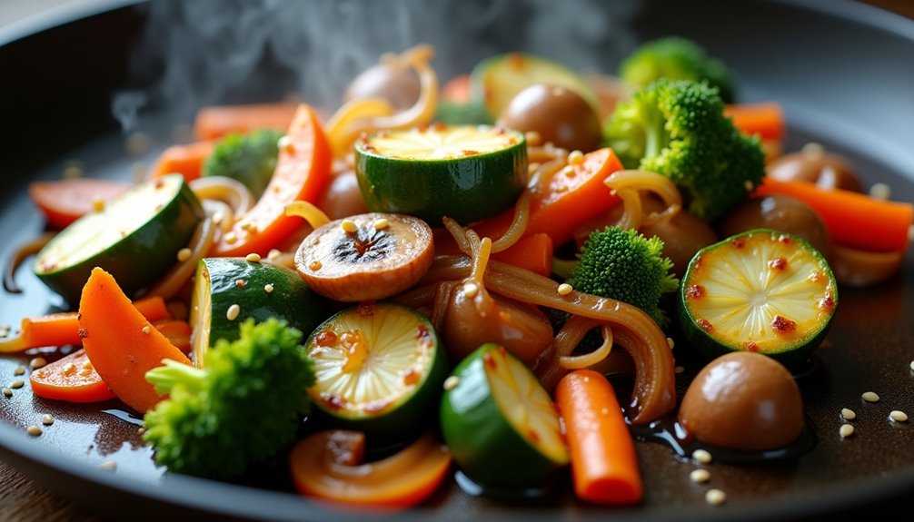 savory grilled mixed vegetables