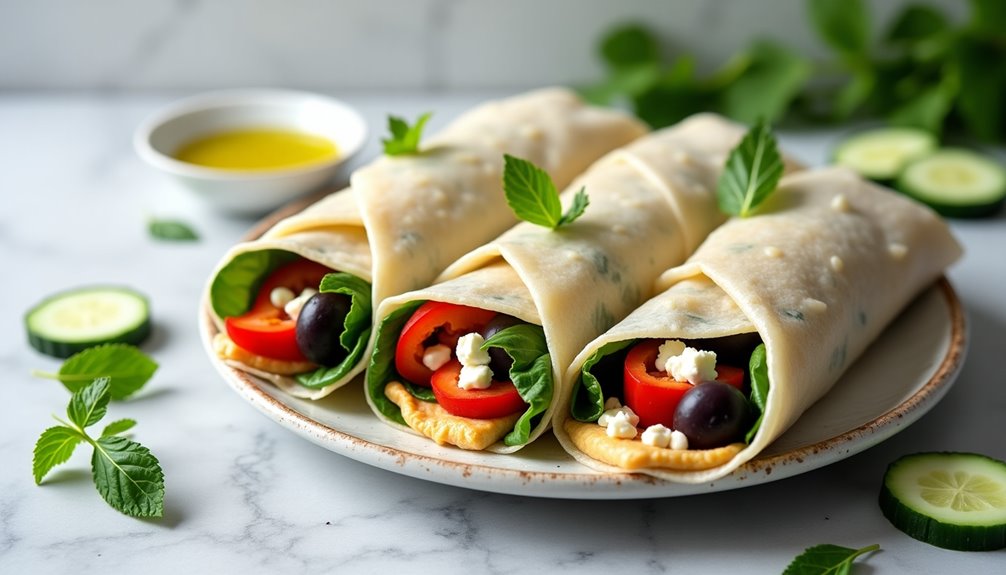 savory middle eastern appetizer rolls