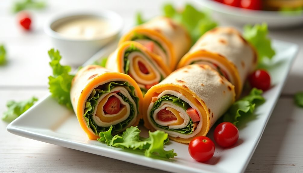 savory sandwich wrap delight