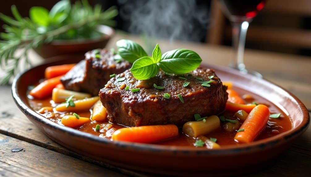 savory slow cooked italian pot roast