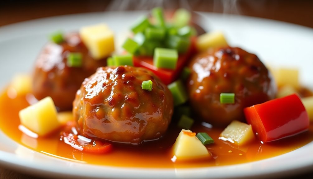 savory tangy meatball dish delight