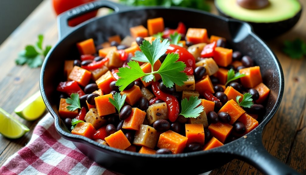 savory vegetable based breakfast hash