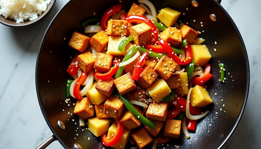 savory vegetarian asian dish