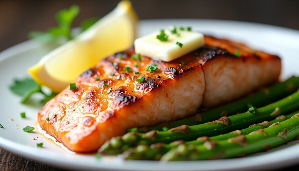 seafood and seasonal vegetables