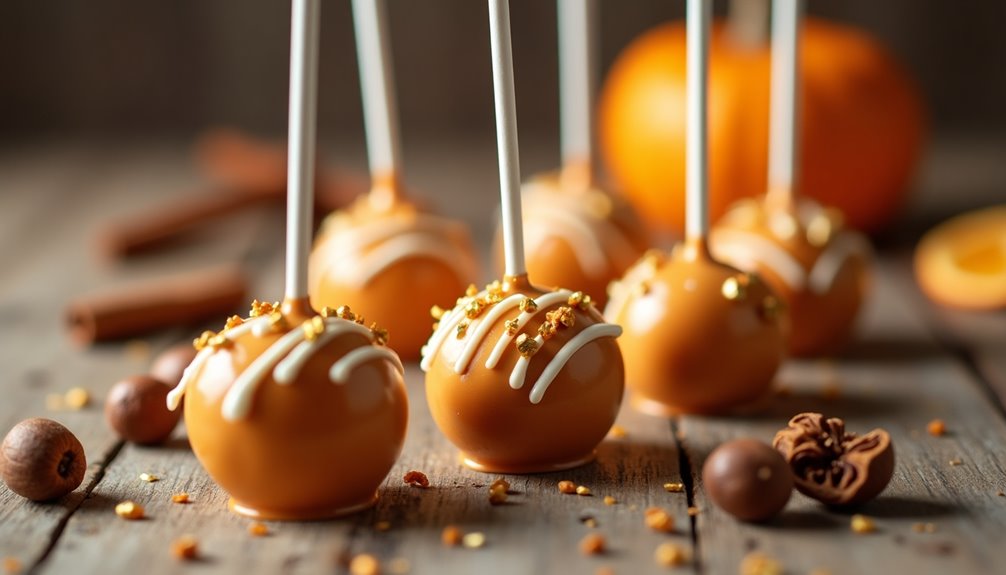 seasonal autumnal sweet bite sized