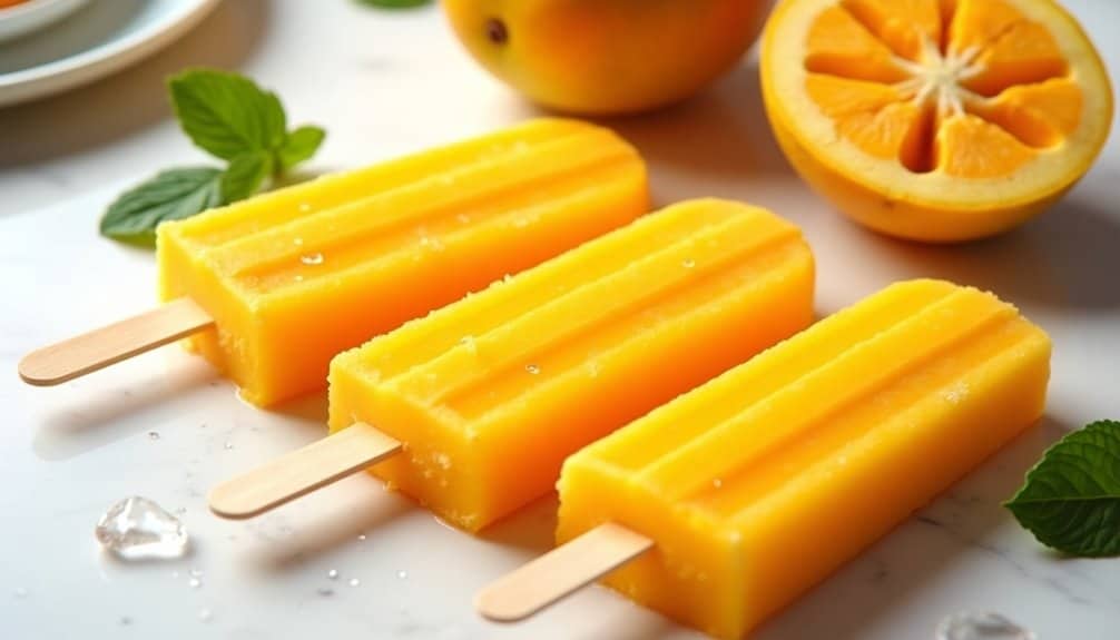 simple mango ice treats