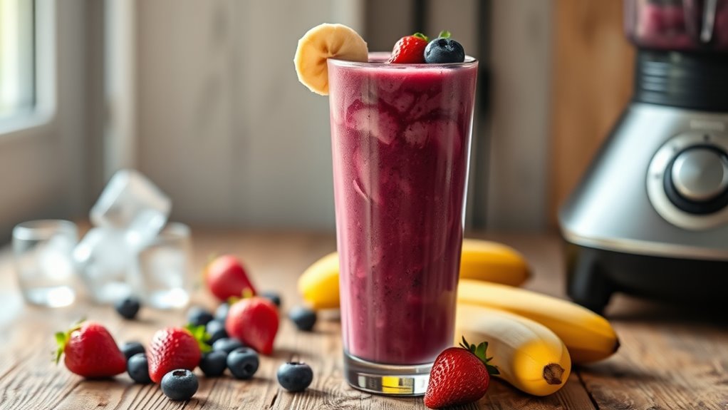 smoothie sensation refreshing fruity blended delight