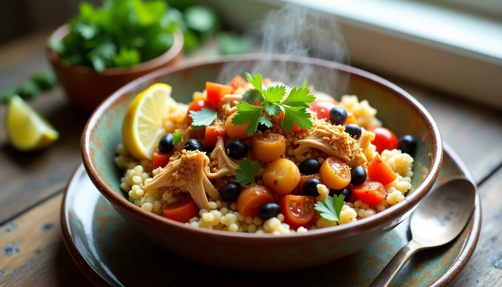 southwestern style chicken and cauliflower