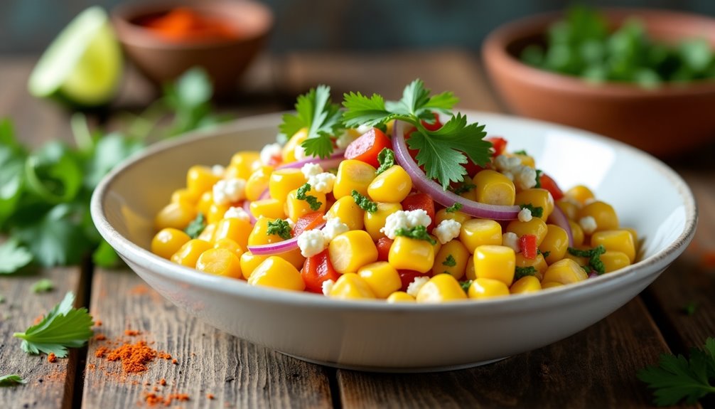 spicy creamy grilled corn delight