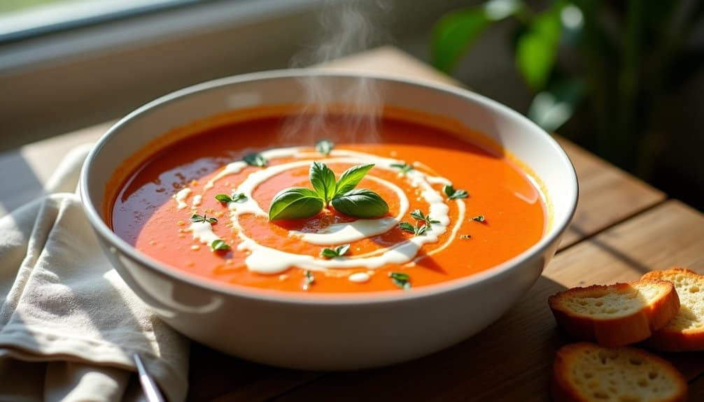 straightforward creamy tomato soup recipe
