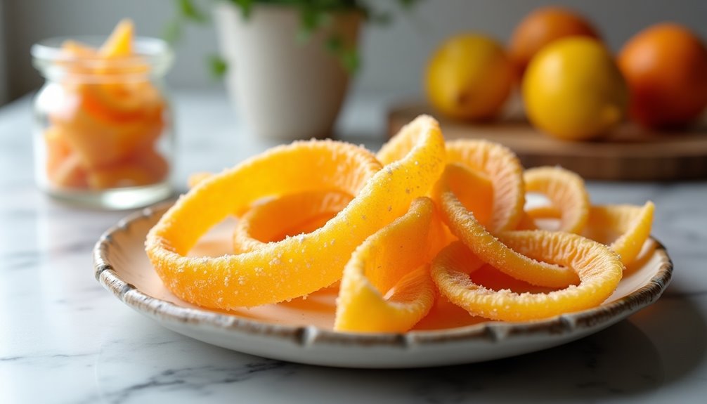 sweetly candied citrus peel treats