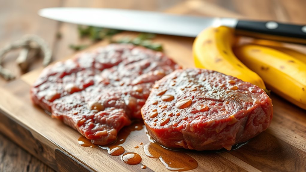 tenderize meat with banana marinade