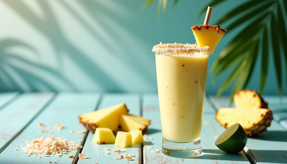 tropical fruit beach vacation bliss