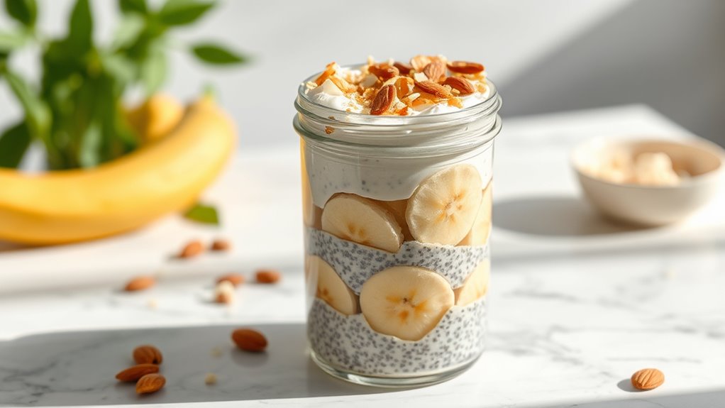 tropical layered superfood breakfast