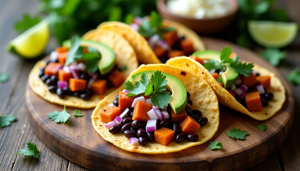 vegetarian mexican fusion dish