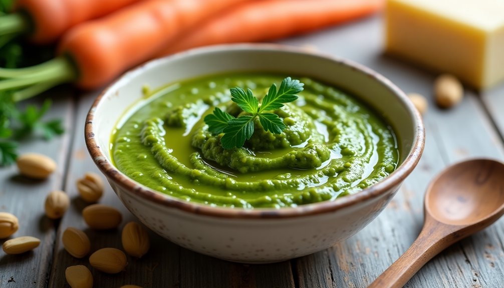 vibrant orange herb infused culinary delight