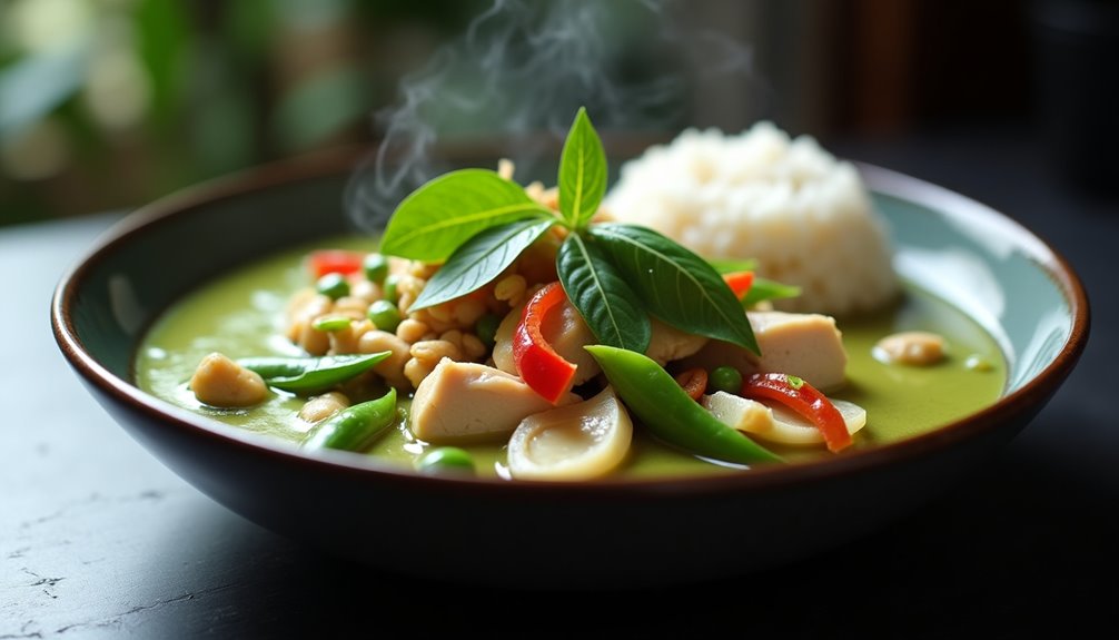 warm aromatic flavorful thai curry