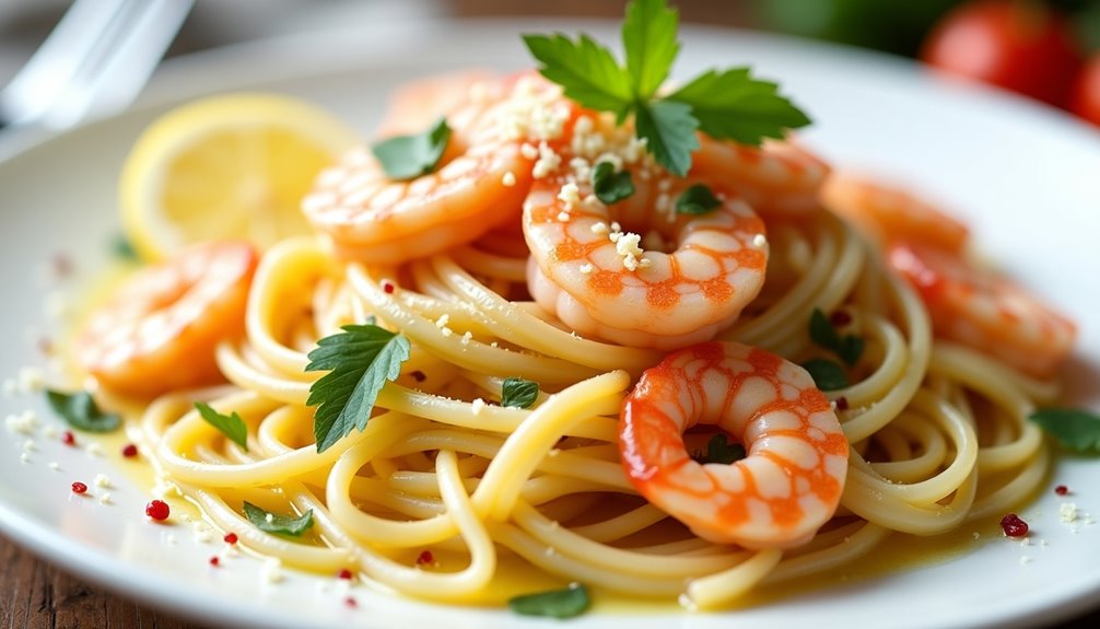 zesty savory seafood pasta delight