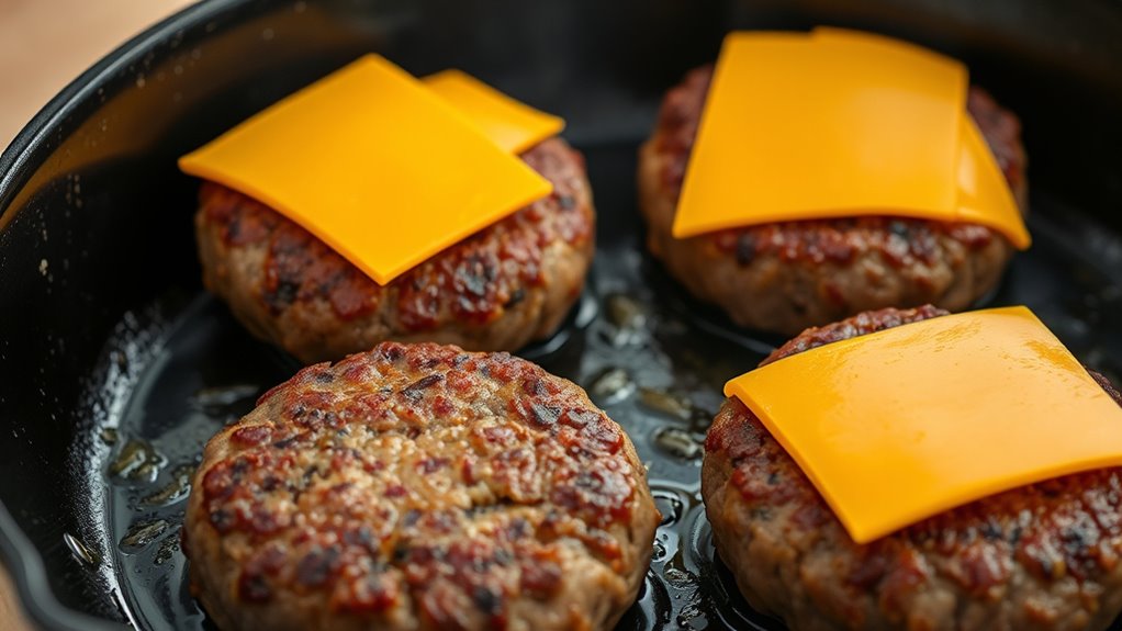 add cheese slices now