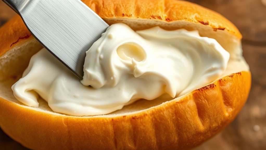 add cream cheese topping