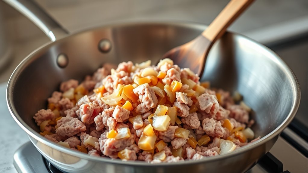 add ground turkey now