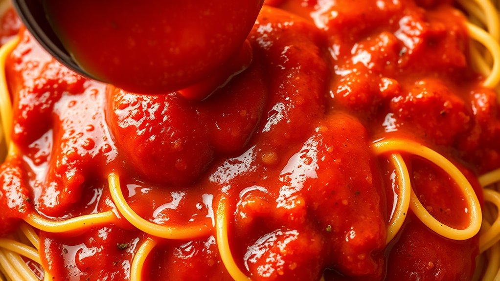 add marinara sauce layer