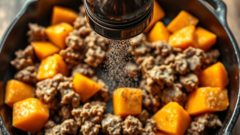add pepper for flavor