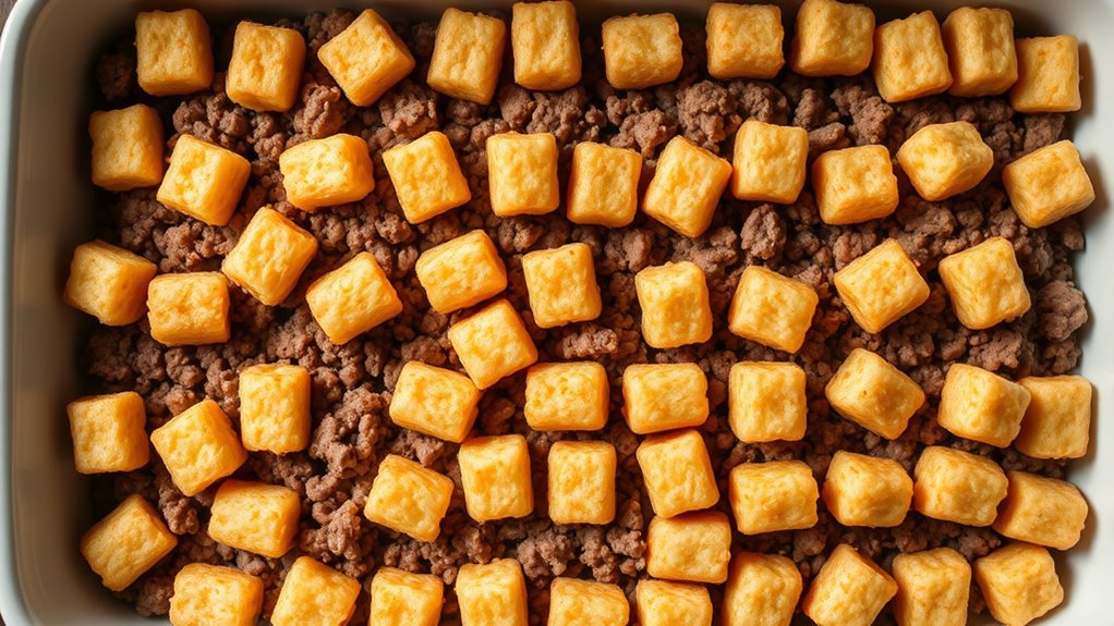 add tater tots topping