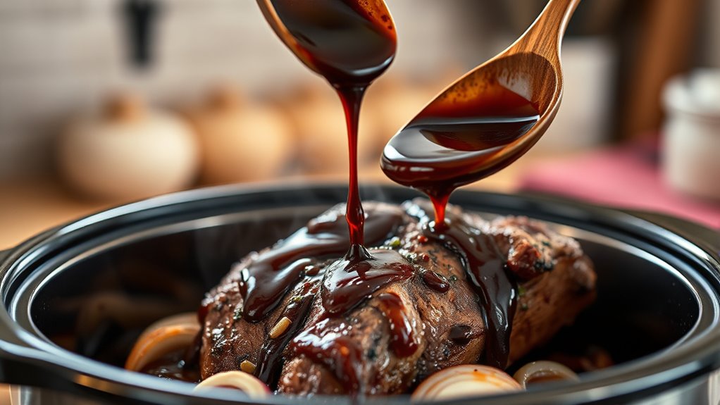 add worcestershire sauce now