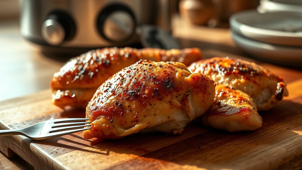 allow chicken to rest